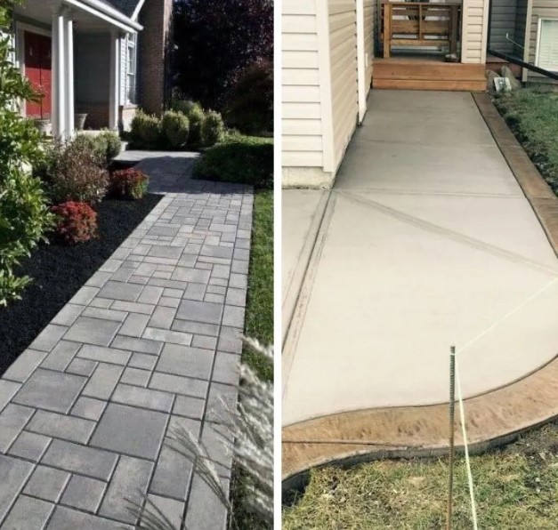 Paver and Concrete Walkways